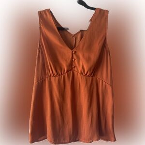 Banana Republic Terracotta Sleeveless Top